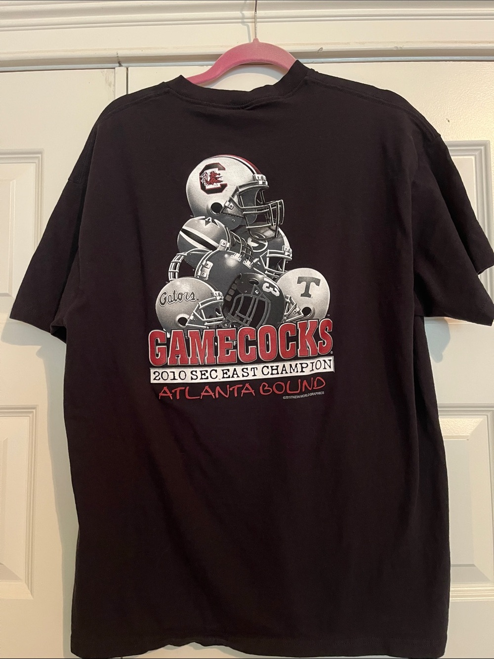 Vintage Delta South Carolina Gamecocks SEC Football T-Shirt‎ Men’s Black XL